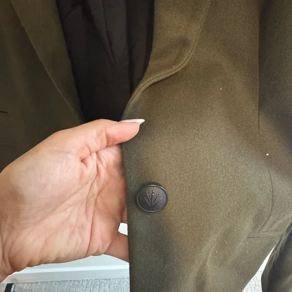 Rag & Bone Olive Green Women's Blazer - Picture 5 of 6